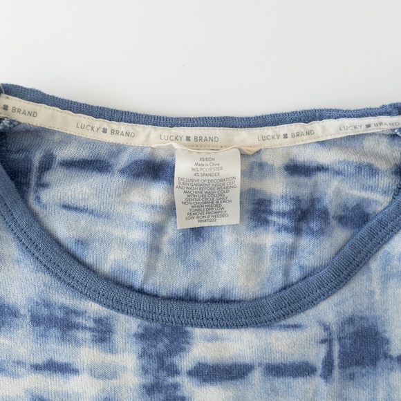Lucky Brand 2pc Tie-Dye Lounge Wear Set Size XS - Picture 4 of 10
